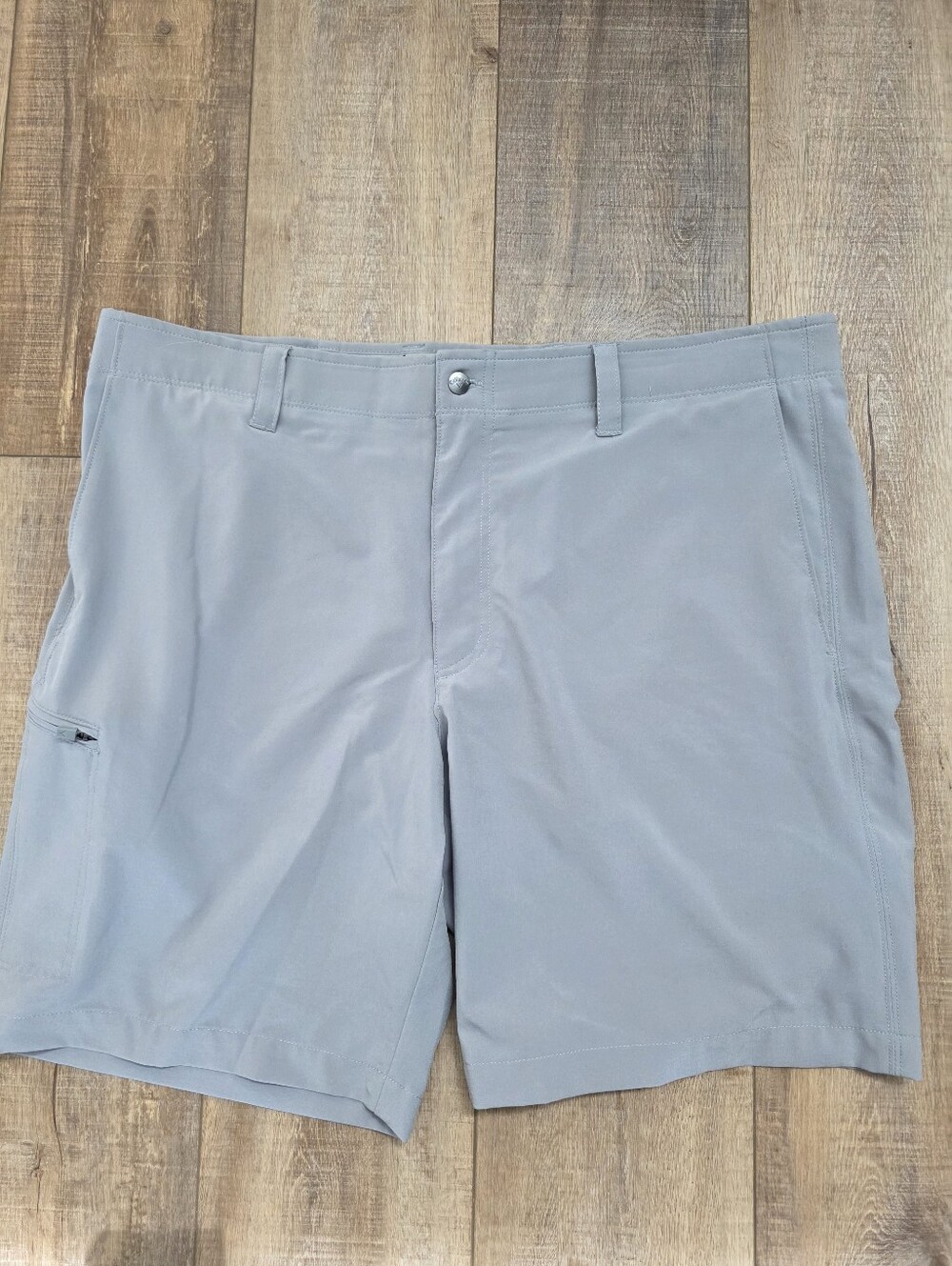 Men's Callaway Light Gray Active Stretch Golf Shorts, Size 38